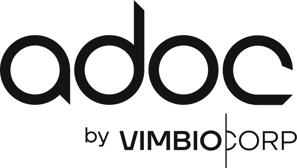 Logo ADOC by Vimbio Corp · Niucom